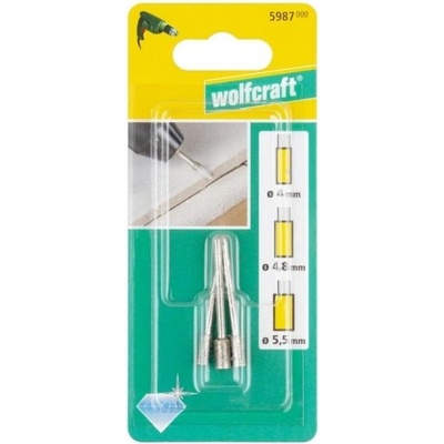 WolfCraft sada diamantových minibrusek třídílná 5987000