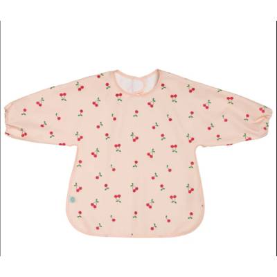 Водоустойчив бебешки лигавник с ръкави 37x42 см Фрути Череша 12+ м. BabyCalin