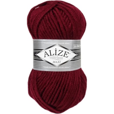 Alize Superlana Maxi 57 bordová