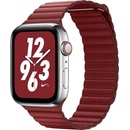 COTEetCI kožený magnetický řemínek Loop Band pro Apple Watch 42 / 44mm červený WH5206-RD