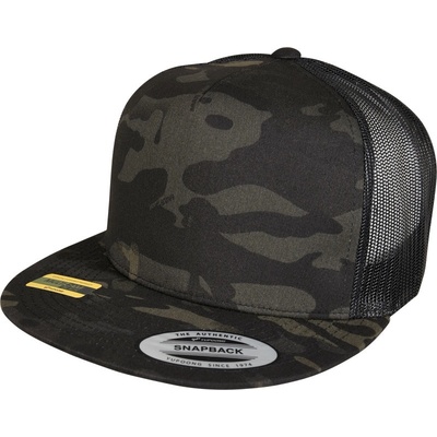 Flexfit Flexfit Trucker 6006 5 panelová COT556006z2799-multicam bl Multicam černá
