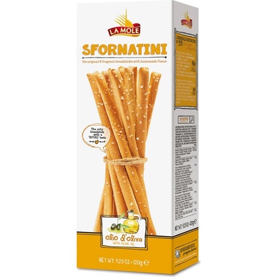 La Mole grissini s olivovým olejom 14 x 120 g