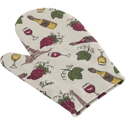 Bellatex chňapka kuchárska CH/808 víno Rozmer 28x18 cm