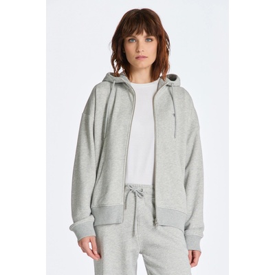 Gant Rel Shield Zip Hoodie šedá