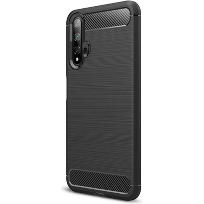 Gigapack Huawei Nova 5T / Honor 20 GIGAPACK Силиконов протектор за телефон, удароустойчив, карбонов модел, ЧЕРЕН GP-88956 (GP-88956)