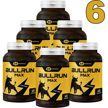 6 x BULLRUN капсули секс стимулант за мъже