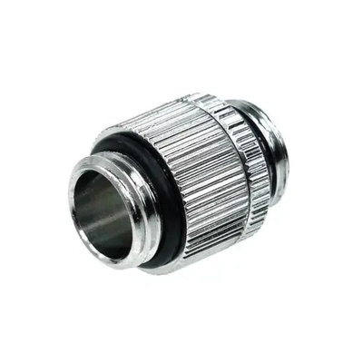 Alphacool Адаптер Alphacool HF, Двоен нипел, G1/4 - G1/4, Въртящ се, Сребрист (64221)