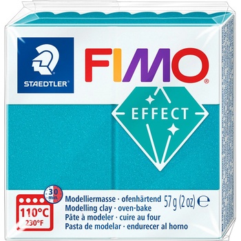 STAEDTLER Пол. глина Staedtler Fimo Effect, 57g, мет. тюрк 36 (21896-А-МЕТ.ТЮРК)