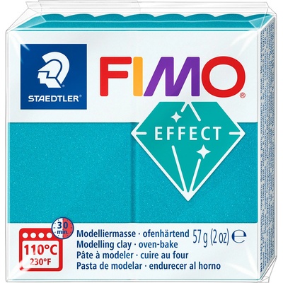 FIMO Пол. глина Staedtler Fimo Effect, 57g, мет. тюрк 36 (21896-А-МЕТ.ТЮРК)