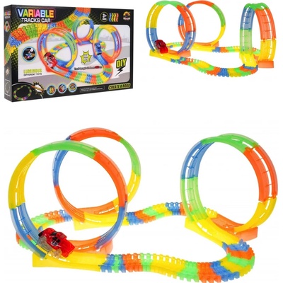 JOKO Fluor Svietiaca Autodráha variabilná 148ks