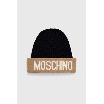Moschino Вълнена шапка Moschino в бежово от вълна (M2994.65373)