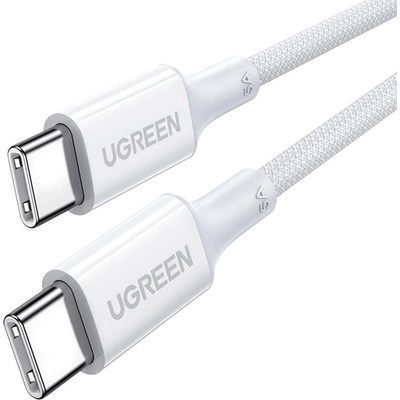 UGREEN Кабел UGREEN 15268, USB-C към USB-C, 1.5m, бял (15268)