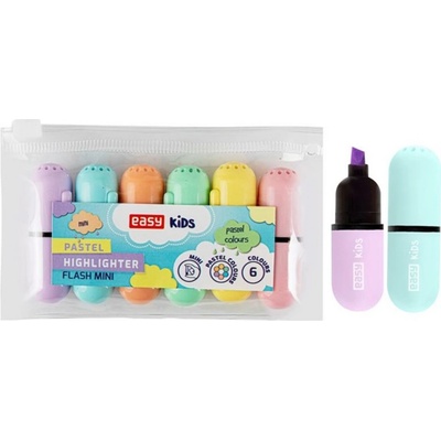 Zvýrazňovač EASY FLASH MINI 6ks