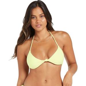 Volcom Simply Seamless Tri bikini top - Yellow (Lime Ice)