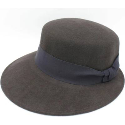Fiebig dámský klobouček cloche šedomodrý