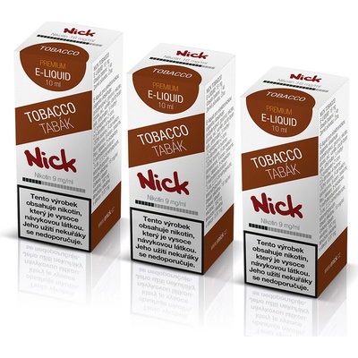 Nick TOBACCO 3 x 10 ml 9 mg