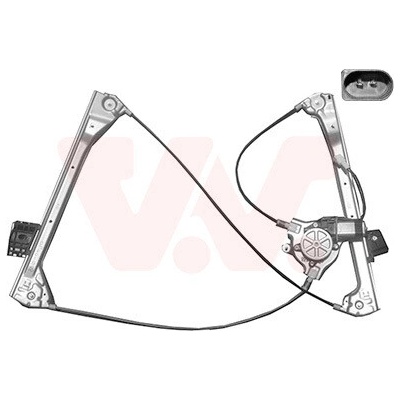 Mechanizmus zdvíhania okna VAN WEZEL 0647262