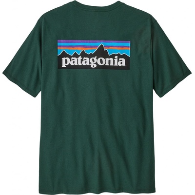 Patagonia M's P-6 Logo Responsibili-Tee cascade green 24/25