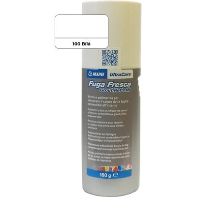Farba na škáry Mapei Fuga Fresca biela 160 g FUGAFRESCA100