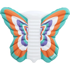 Bestway Boho butterfly pool float бяло, светло-зелено, оранжево, синьо (43963)