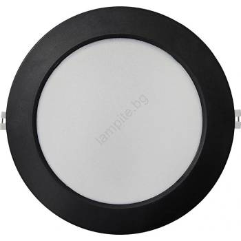 Baterie Centrum Led Лампа за окачен таван circle led/18w/230v 4000k Ø 22 см черен (bc0669)