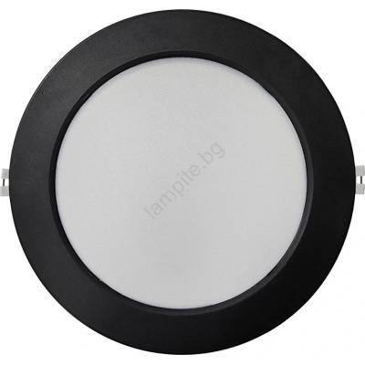 Baterie Centrum Led Лампа за окачен таван circle led/18w/230v 4000k Ø 22 см черен (bc0669)