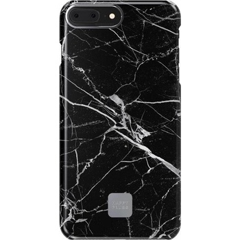 Pouzdro Happy Plugs iPhone 7/8 Plus - Marble černé