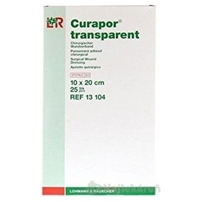 Curapor krytie na rany transparent 10 x 20 cm sterilné vodeodolné 25 ks