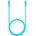 Ttec Кабел ttec - Data, USB-C/USB-C, 1.2 m, Neon Blue (8694470827308)
