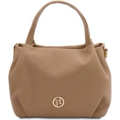 Tuscany Leather Mäkká kožená kabelka Nora caramel 2372 1 106