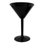 RK-PREMIUM BLACK-Чаша за мартини поликарбонат 200ml. Ø11.2xh17cm ЧЕРНА (PM. M20) - 1бр (0151663)
