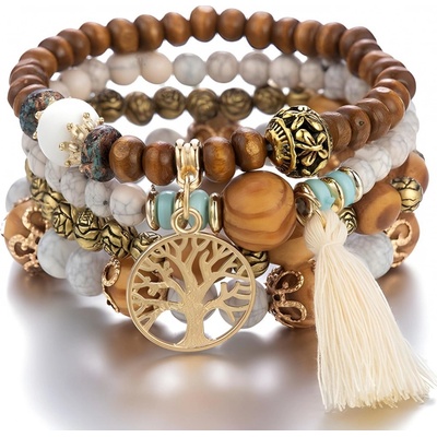 Izmael náramky Majestic Bílá KP27511