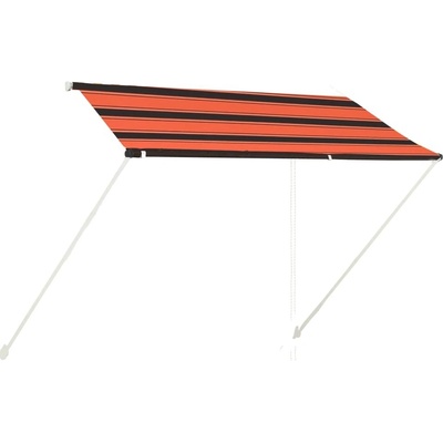 Nabytek XL Zatahovací markýza 250 x 150 cm oranžovo-hnědá