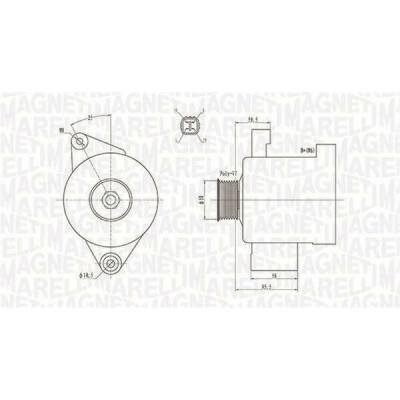 generátor MAGNETI MARELLI 063731796010