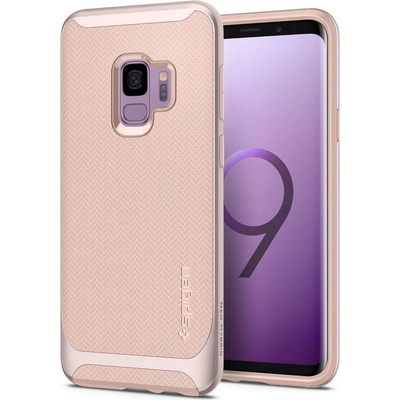 Spigen Neo Hybrid Case - хибриден кейс с висока степен на защита за Samsung Galaxy S9 (златист)