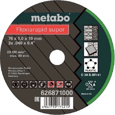 Metabo Řezný kotouč 76 x 10 mm 626871000 5 ks
