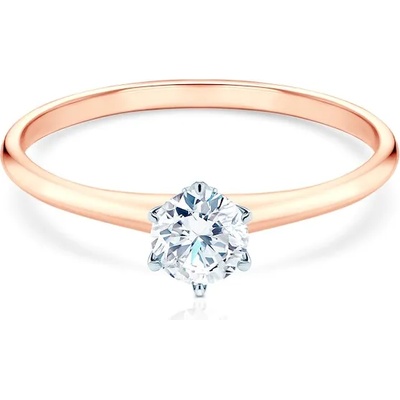 SAVICKI Годежен пръстен The Journey: двуцветно злато, диамант