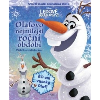 Ledové království s Olafem - papírový model Olafu 60 cm - Walt Disney