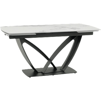 Carmen Разтегателна трапезна маса torun - бяла (3531023)