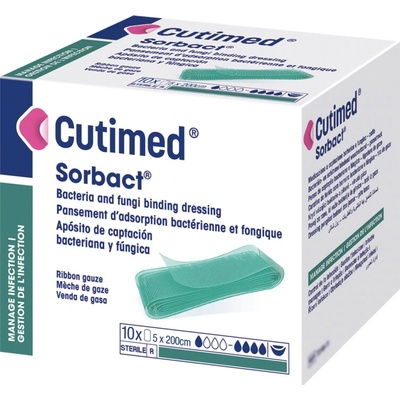 Cutimed Sorbact Ribbon—5 cm x 200 cm 10 ks