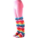 Boma dětské vzorované punčocháče Max BM111591 vzor 35/rozteklá dúha