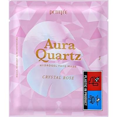 Petitfee Aura Quartz Hydrogel Face Mask Crystal Rose - Хидрогел маска за лице с кристален розов кварц 1бр/6г