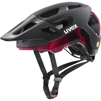 Uvex REACT MIPS black-RUBY red matt 2024 – Zboží Dáma