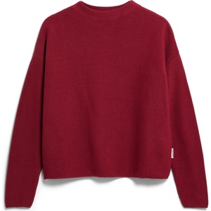 ARMEDANGELS Дамски пуловер ARMEDANGELS Women's Merinaa Links Links Sweater Jumper - Velvet Red - размер XL (117-4043-0415)