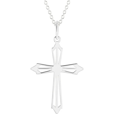 Gemmax Řetízek s křížem z bílého zlata GUSWN-01012-39271