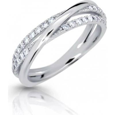 Cutie Jewellery prsten z bílého zlata se zirkony Z6906 3254 10 X 2