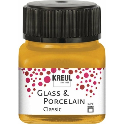Kreul Classic Farba na sklo a porcelán Metallic Gold 20 ml 1 ks