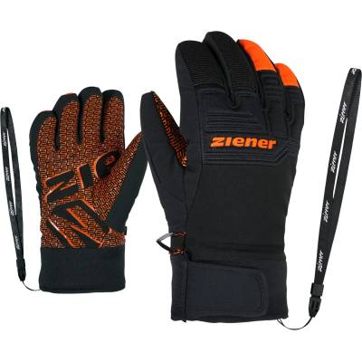 Ziener Ръкавици Ziener Lanus AS PR Glove Junior Gloves - Bright Orange - размер 3, 5 (EU) (202-4381-0312)