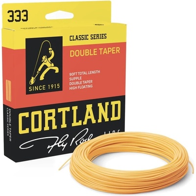Cortland Muškařská šnůra 333 Classic Floating Double Mango Orange 90ft #3