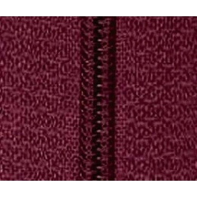 Spirálový zip, dělitelný - 25cm - vínový - WICO - BALENÍ 10 ks